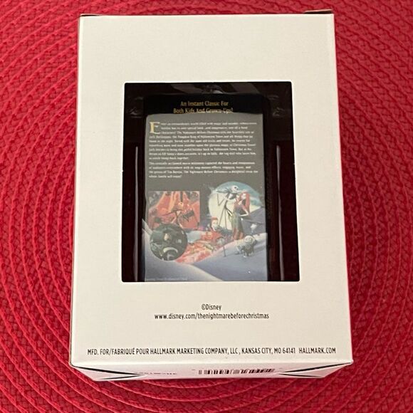 Hallmark Disney Retro Video Cassette Nightmare Before Christmas Ornament NWT - Picture 7 of 7